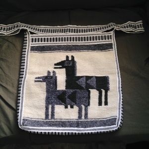 Wool, Over the should, handmade, handbag